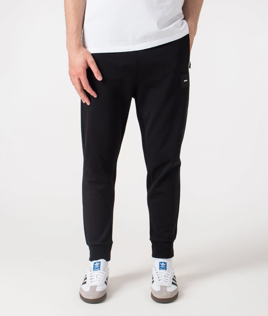 Hugo Boss Mens Regular Fit Hadiko Rib Joggers
